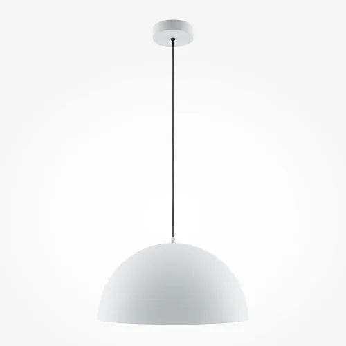 Светильник подвесной Basic colors MOD168PL-01W Maytoni белый 1 лампа, основание белое в стиле современный 