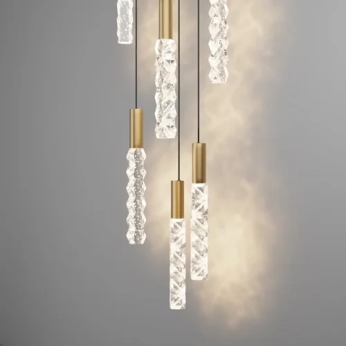 Светильник подвесной LED Selemo MOD328PL-L18BS3K Maytoni прозрачный на 1 лампу, основание латунь в стиле современный фото 4 Светильник подвесной LED Selemo MOD328PL-L18BS3K Maytoni прозрачный на 1 лампу, основание латунь в стиле современный фото 4