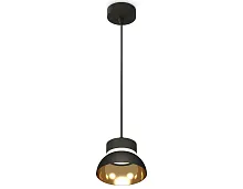 Светильник подвесной XP8111051 Ambrella light золотой чёрный 1 лампа, основание чёрное в стиле хай-тек современный 