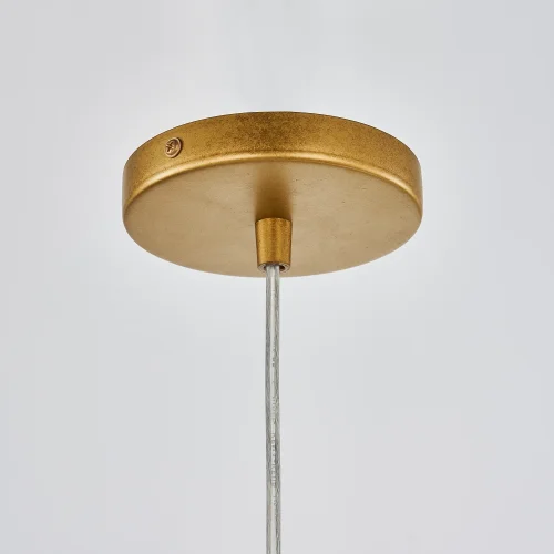 Светильник подвесной Lampion 4003-1P Favourite прозрачный 1 лампа, основание золотое в стиле классика  фото 4