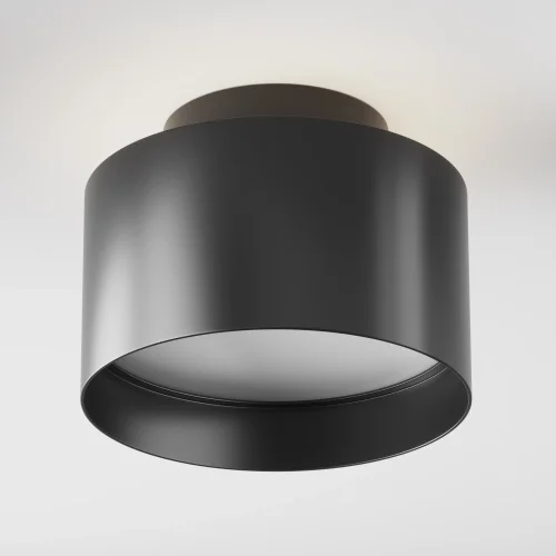 Светильник накладной LED Planet C009CW-L16B4K Maytoni чёрный на 1 лампу, основание чёрное в стиле современный хай-тек круглый фото 6