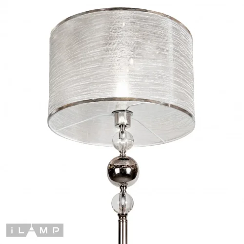 Торшер Chelsea F2400-1 Nickel iLamp  серебряный 1 лампа, основание никель в стиле современный американский
 фото 3