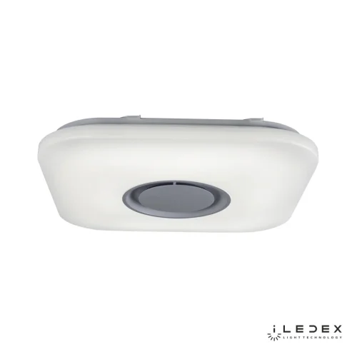 Светильник потолочный LED Music Music-48W-Square iLedex белый 1 лампа, основание белое в стиле современный хай-тек квадраты фото 2