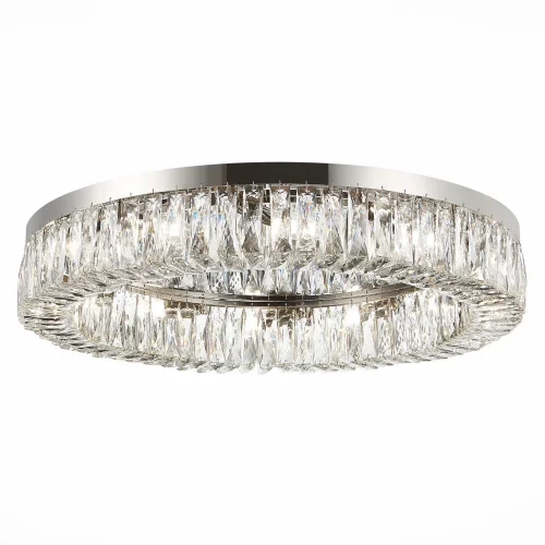 Люстра потолочная Rifrazio SL1226.102.12 ST-Luce прозрачная на 12 ламп, основание никель в стиле современный 