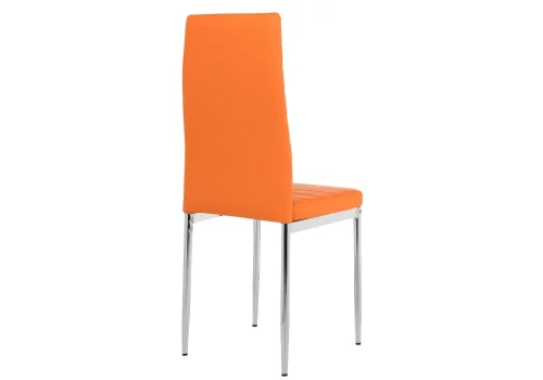 Стул на металлокаркасе DC2-001 orange 11818 Woodville, оранжевый/искусственная кожа, ножки/металл/хром, размеры - ****410*450 фото 7