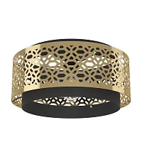 Светильник потолочный 43979 Сэндбач (Sandbach) Eglo чёрный латунь на 1 лампу, основание чёрное в стиле современный Светильник потолочный 43979 Сэндбач (Sandbach) Eglo чёрный латунь на 1 лампу, основание чёрное в стиле современный