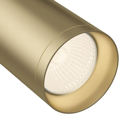 Трековый светильник однофазный Track lamps TR004-1-GU10-MG Maytoni матовый золото для шинопроводов серии Track Lamps матовый золото фото 3