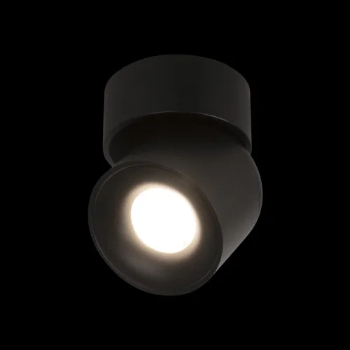 Светильник накладной LED Tictac 10180 Black 3000K LOFT IT чёрный 1 лампа, основание чёрное в стиле современный круглый фото 2