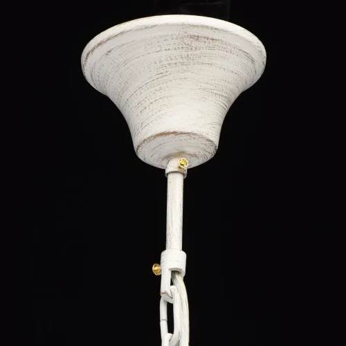 Люстра подвесная Аврора 371012605 MW-Light без плафона на 5 ламп, основание белое патина в стиле классический  фото 4