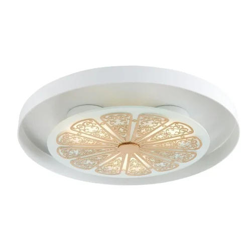 Светильник потолочный LED Incarnatio 2602-3C Favourite белый 3 лампы, основание золотое белое в стиле прованс  фото 3