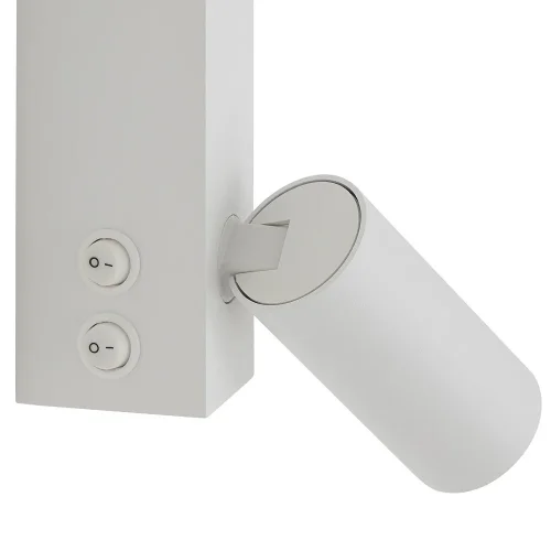 Бра с выключателем Easy Left 11578-NW Nowodvorski белый на 1 лампу, основание белое в стиле современный отражённый свет фото 5