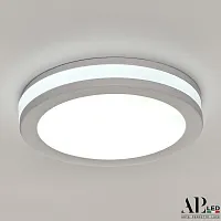 Светильник точечный LED Ingrid 3322.LD109R/7W/6K Arte Perfetto Luce белый 1 лампа, основание белое в стиле модерн 
