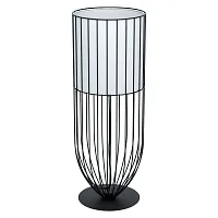 Настольная лампа Nosino 99101 Eglo чёрная белая 1 лампа, основание чёрное металл в стиле скандинавский современный 