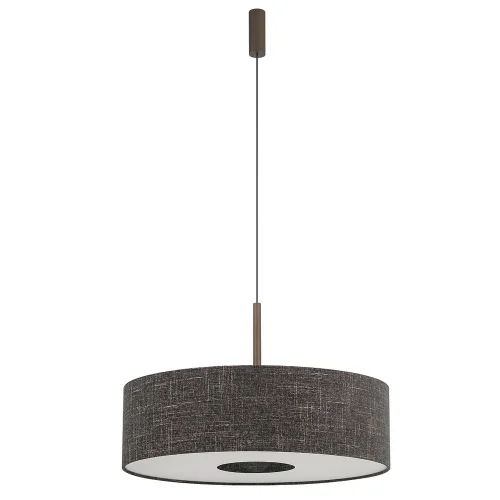 Светильник подвесной Santana L 11660-NW Nowodvorski чёрный на 1 лампу, основание коричневое в стиле лофт 