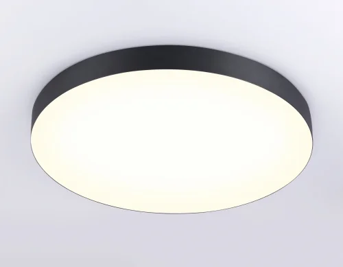 Светильник потолочный LED Air Alum FV5537 Ambrella light чёрный 1 лампа, основание чёрное в стиле современный хай-тек  фото 3