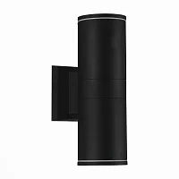 Настенный светильник LED SL561.401.02 ST-Luce уличный IP65 чёрный 2 лампы, плафон чёрный в стиле современный LED