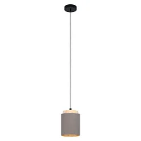Светильник подвесной Albariza 99445 Eglo коричневый 1 лампа, основание чёрное в стиле современный 