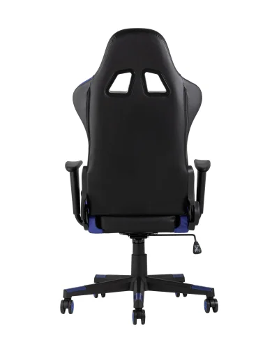 Кресло спортивное TopChairs Gallardo, синее УТ000004572 Stool Group, синий/экокожа, ножки/металл/чёрный, размеры - ****660*640 фото 5