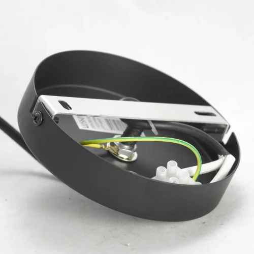 Трековый светильник однофазный LSP-9861-TAW Lussole чёрный для шинопроводов серии Shirley фото 5