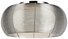 Люстра потолочная  SETMO WE220.02.207 WERTMARK серая на 2 лампы, основание хром серое в стиле современный 