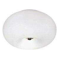 Светильник потолочный OPTICA 86811 Eglo белый 2 лампы, основание серое никель в стиле современный 