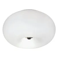 Светильник потолочный OPTICA 86811 Eglo белый 2 лампы, основание серое никель в стиле современный 