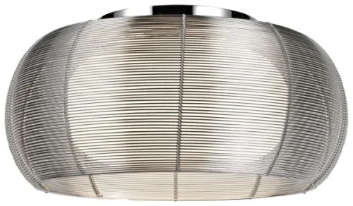 Люстра потолочная  SETMO WE220.02.207 WERTMARK серая на 2 лампы, основание хром серое в стиле современный 