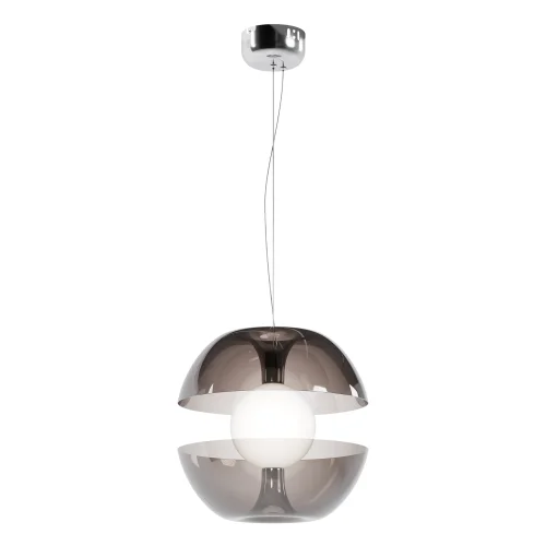 Светильник подвесной LED Rebel MOD322PL-L6B3K Maytoni серый 1 лампа, основание хром в стиле современный 