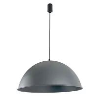 Светильник подвесной Vivio LH032073 LightHall графит на 1 лампу, основание чёрное в стиле современный 