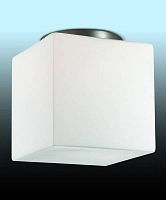 Светильник потолочный CROSS 2407/1C Odeon Light белый 1 лампа, основание никель в стиле модерн 