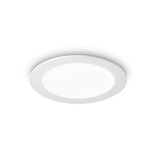 Светильник точечный GROOVE FI 20W ROUND 4000K Ideal Lux белый на 1 лампу, основание белое в стиле современный 
