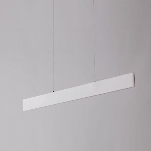 Светильник подвесной LED Fashion V2430-PL Moderli белый 1 лампа, основание белое в стиле хай-тек линейный