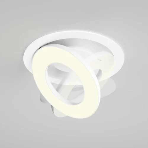Светильник точечный LED Vector 3000K 12Вт 100° DL102-12W3K-W Maytoni белый на 1 лампу, основание белое в стиле современный хай-тек круглый фото 10
