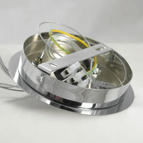 Люстра подвесная LSP-8508 Lussole прозрачная на 15 ламп, основание хром в стиле современный  фото 7