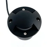 Встраиваемый светильник уличный LED Pat LH062020 LightHall уличный IP67 чёрный на 1 лампу, плафон чёрный в стиле современный LED