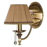 Бра Nico Abazur NIC-K-1(P/A) Kutek коричневый 1 лампа, основание бронзовое в стиле классический 