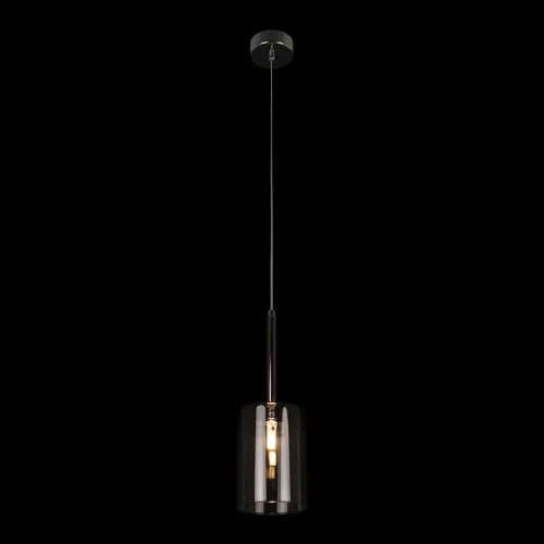 Светильник подвесной Spillray 10232/C Smoke LOFT IT прозрачный серый 1 лампа, основание хром в стиле современный  фото 3