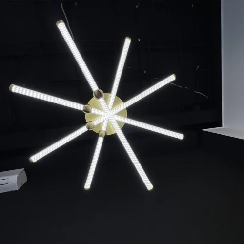 Люстра потолочная LED Bekka 203762-26 ImperiumLoft белая на 5 ламп, основание латунь в стиле современный  фото 20