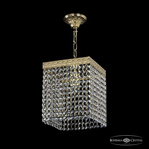 Светильник подвесной 19202/20IV G R Bohemia Ivele Crystal прозрачный 1 лампа, основание золотое в стиле классический r