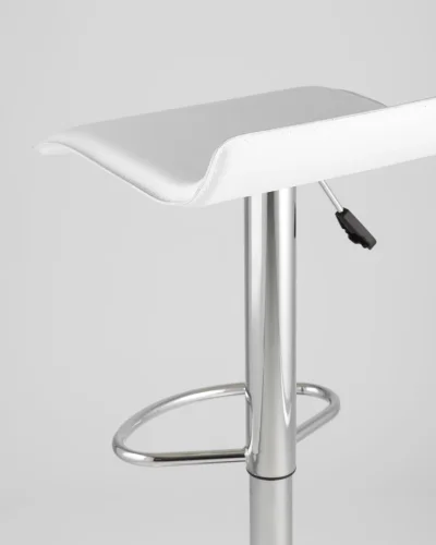 Стул барный hi-tec NEW, белый NP ( набор 2 шт) УТ000038606 Stool Group, /экокожа, ножки/металл/, размеры - 630*830**** фото 6