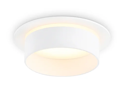 Светильник точечный TN5212 Ambrella light белый 1 лампа, основание белое в стиле хай-тек современный 