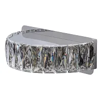 Бра LED Гослар 498023001 Chiaro прозрачный 1 лампа, основание хром в стиле классический 