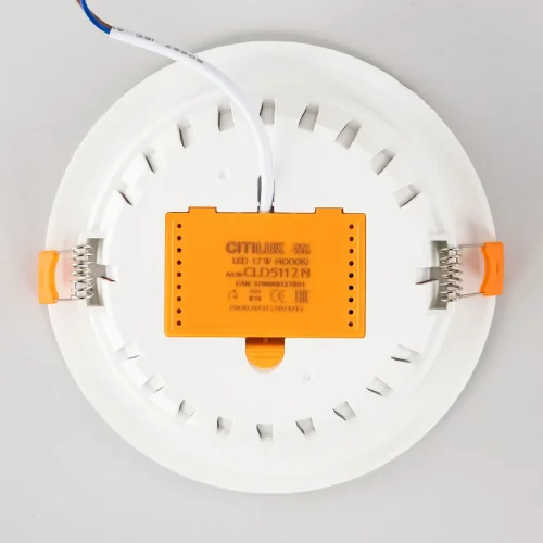 Светильник точечный LED Кинто CLD5112N Citilux белый 1 лампа, основание белое в стиле современный  фото 6