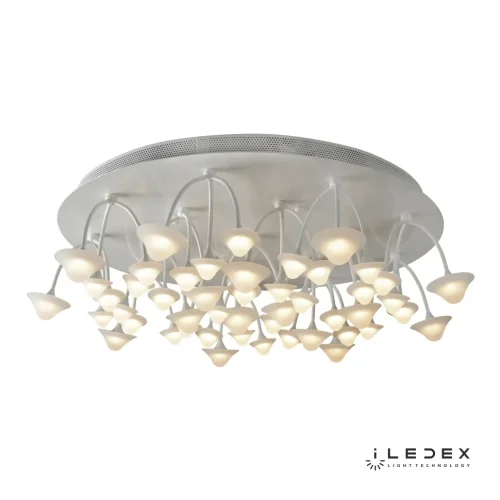 Люстра потолочная LED Darner C50068/16Y WH iLedex белая на 1 лампа, основание белое в стиле хай-тек современный  фото 2