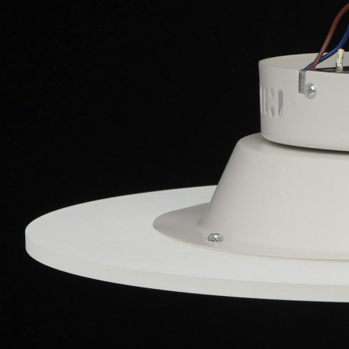 Светильник потолочный LED Платлинг 661016301 DeMarkt белый 1 лампа, основание белое в стиле хай-тек  фото 8
