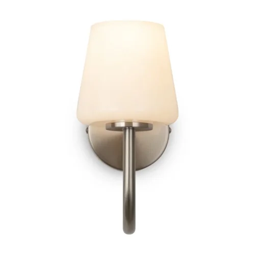 Бра Jade FR2039WL-01N Freya белый на 1 лампу, основание никель в стиле классический американский фото 6 Бра Jade FR2039WL-01N Freya белый на 1 лампу, основание никель в стиле классический американский фото 6