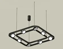 Светильник подвесной XB9182150 Ambrella light чёрный 8 ламп, основание чёрное в стиле хай-тек современный 