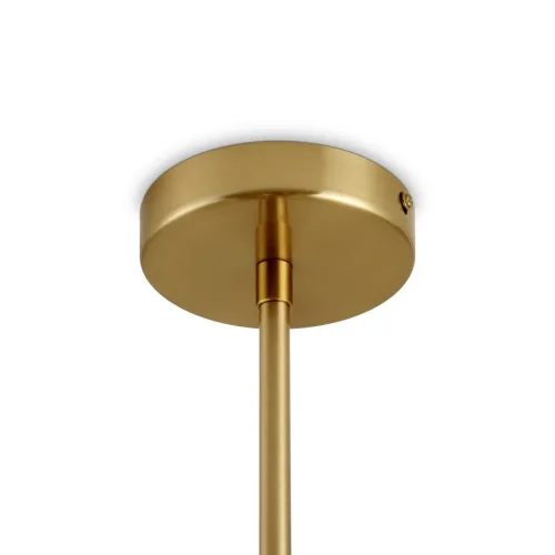 Люстра на штанге Sunspot FR5482CL-08BS Freya белая на 8 ламп, основание латунь в стиле современный фото 4 Люстра на штанге Sunspot FR5482CL-08BS Freya белая на 8 ламп, основание латунь в стиле современный фото 4