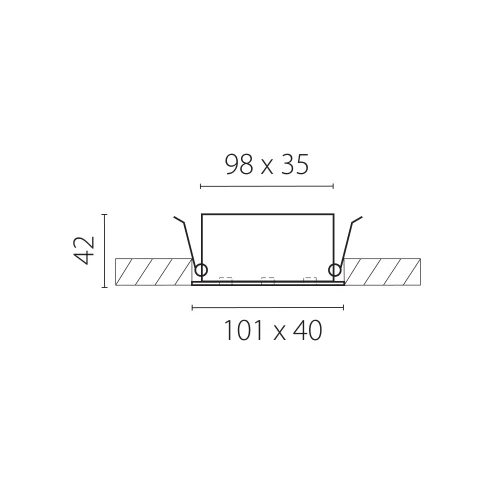 Светильник точечный Guarda 082146 Lightstar белый на 1 лампу, основание белое в стиле хай-тек современный прямоугольный фото 2
