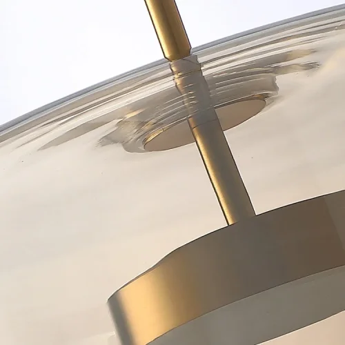 Светильник подвесной DAUPHIN A Grey 151867-26 ImperiumLoft серый на 1 лампу, основание золотое в стиле лофт современный фото 17 Светильник подвесной DAUPHIN A Grey 151867-26 ImperiumLoft серый на 1 лампу, основание золотое в стиле лофт современный фото 17